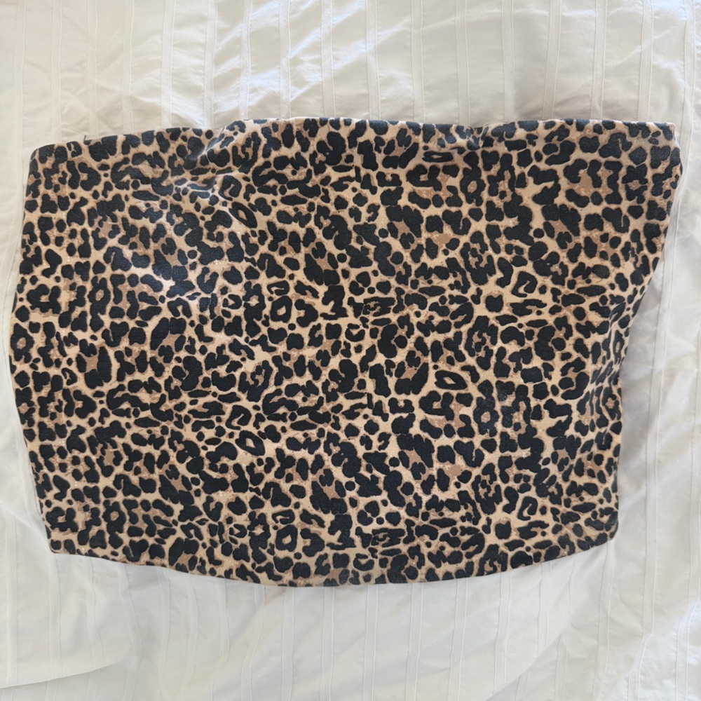 Bershka Cheetah Tube Top